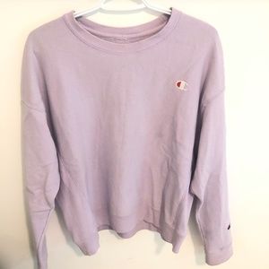 Light Purple Champion Crew Neck